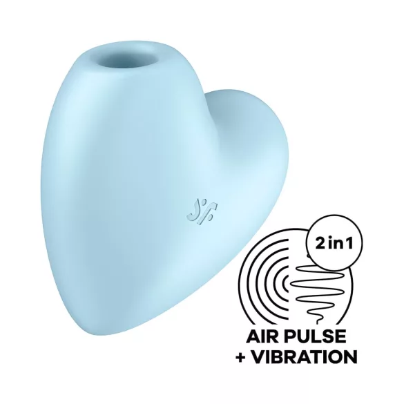 Satisfyer Cutie Heart - wibrator łechtaczkowy z falami powietrza - akumulatorowy