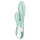 Satisfyer Air Pump Bunny 5 - sterowany aplikacją pompowany wibrator (miętowy)