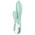 Satisfyer Air Pump Bunny 5 - inteligentny wibrator pompujący (mięta)