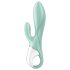 Satisfyer Air Pump Bunny 5 - inteligentny wibrator pompujący (mięta)
