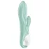 Satisfyer Air Pump Bunny 5 - sterowany aplikacją pompowany wibrator (miętowy)