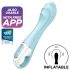 Satisfyer Air Pump Wibrator 5 - inteligentny pompowany wibrator (niebieski)