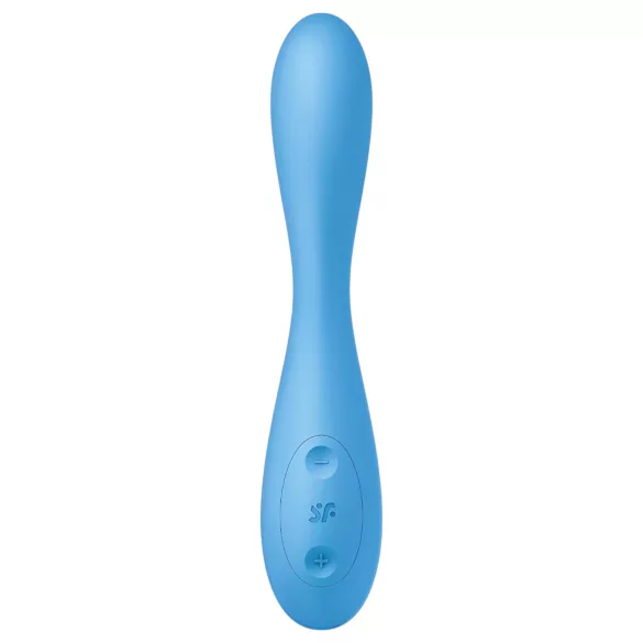 Satisfyer G-spot Flex 4 - wibrujący stymulator punktu G sterowany aplikacją (turkusowy)