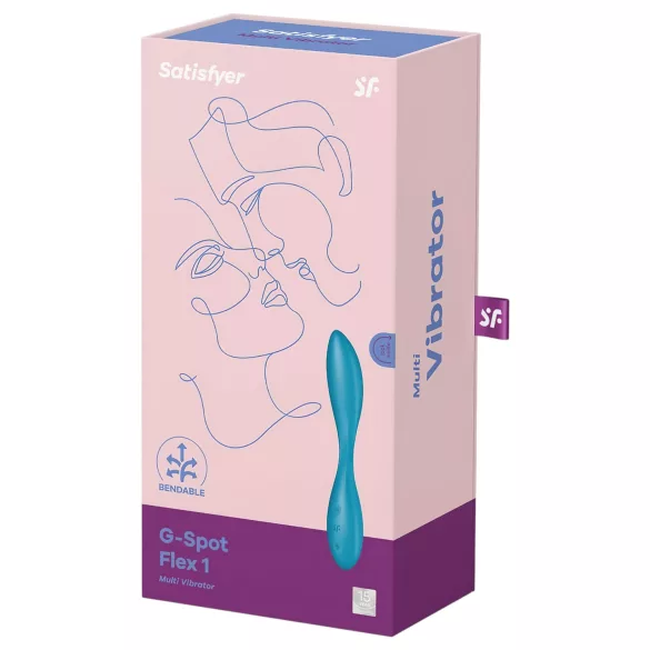 Satisfyer - wibrator do punktu G - wodoodporny, akumulatorowy - zielony