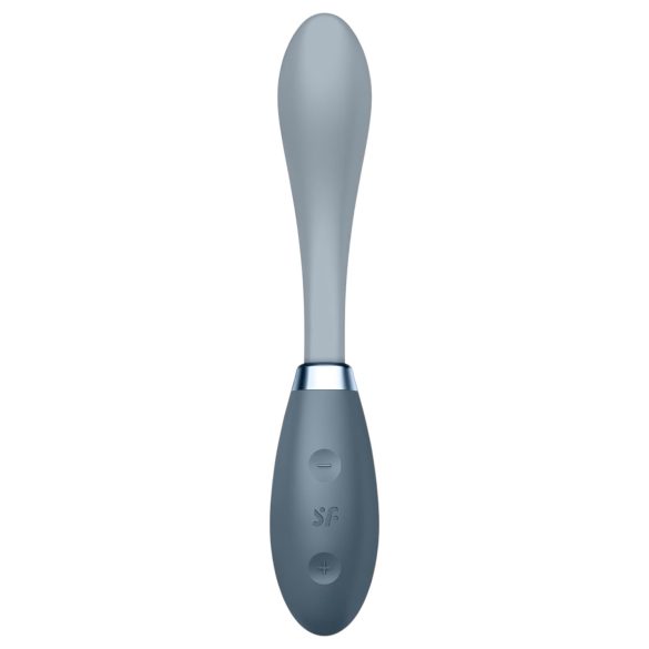 Satisfyer G-Spot Flex 3 - wibrator do punktu G - ładowalny - szary