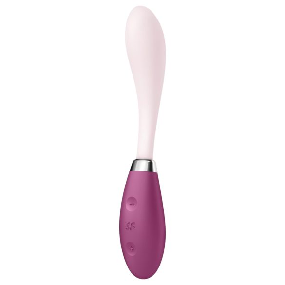 Satisfyer G-Spot Flex 3 - ładowany wibrator punktu G (różowo-czerwony)