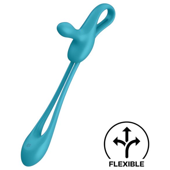 Satisfyer Plug & Play - Wibrujący zestaw analny i pierścień erekcyjny (niebieski)