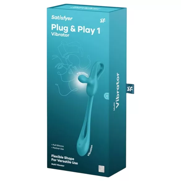 Satisfyer Plug & Play - wibrujący korek analny i pierścień na penisa