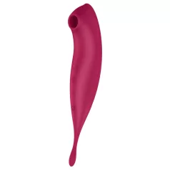   Satisfyer Twirling Pro - wibrator do łechtaczki 2w1 - czerwony