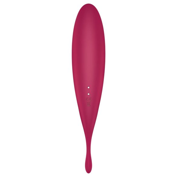 Satisfyer Twirling Pro - wibrator do łechtaczki 2w1 - czerwony