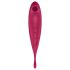 Satisfyer Twirling Pro - wibrator do łechtaczki 2w1 - czerwony