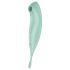 Satisfyer Twirling Pro - inteligentny wibrator 2w1 do łechtaczki (miętowy)