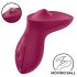 Satisfyer Exciterrr - obrotowy masażer łechtaczki z koralikami (czerwony)