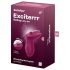 Satisfyer Exciterrr - obrotowy masażer łechtaczki z koralikami (czerwony)