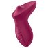 Satisfyer Exciterrr - obrotowy masażer łechtaczki z koralikami (czerwony)