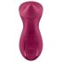 Satisfyer Exciterrr - obrotowy masażer łechtaczki z koralikami (czerwony)