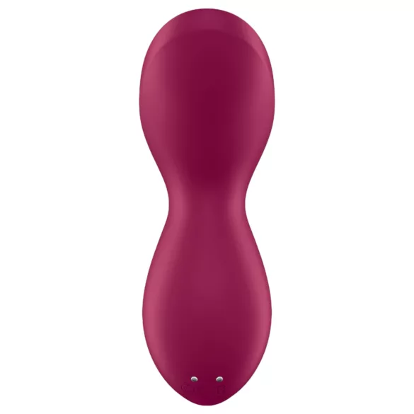 Satisfyer Exciterrr - wibrator łechtaczkowy z rotującymi kulkami - czerwony