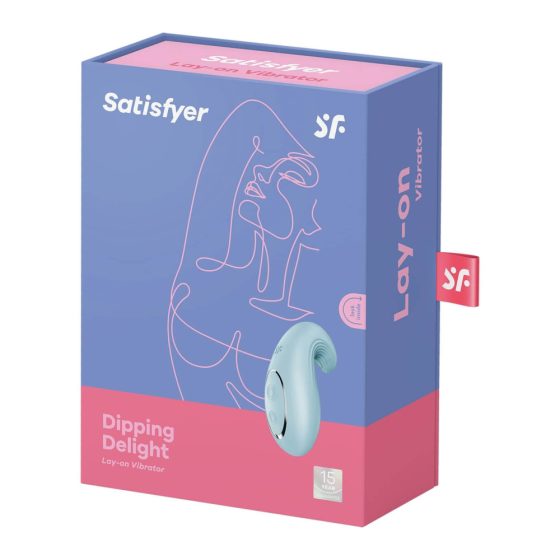 Satisfyer Dipping Delight - bezprzewodowy wibrator łechtaczkowy (niebieski)