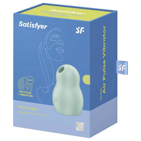 Satisfyer Pro To Go 1 - bezprzewodowy stymulator łechtaczki z falami powietrza