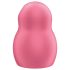 Satisfyer Pro To Go 1 - akumulatorowy stymulator łechtaczki falami powietrza (czerwony)