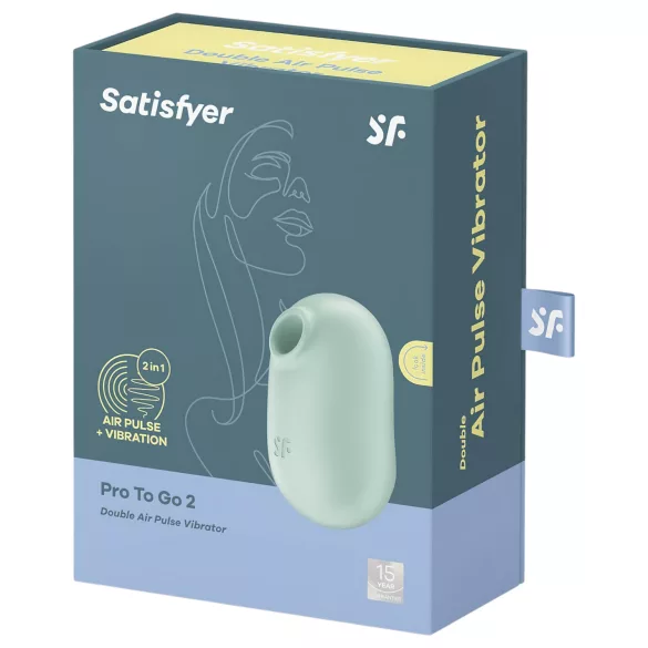 Satisfyer Pro To Go 2 - stymulator łechtaczki na fale powietrzne - akumulator
