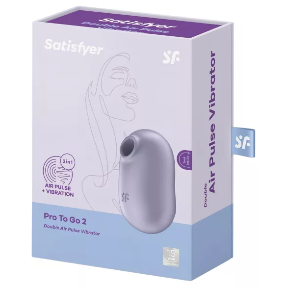 Satisfyer Pro To Go 2 - stymulator łechtaczki na podciśnienie - akumulator