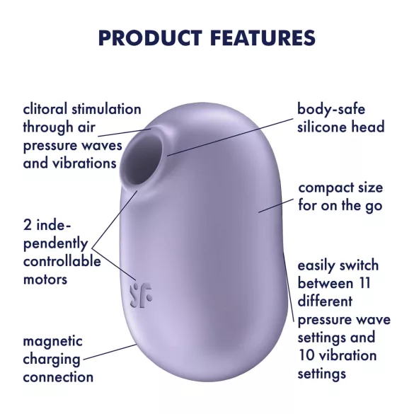 Satisfyer Pro To Go 2 - stymulator łechtaczki na podciśnienie - akumulator