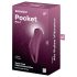 Satisfyer Pocket Pro 1 - fioletowy masażer łechtaczki z powietrzem
