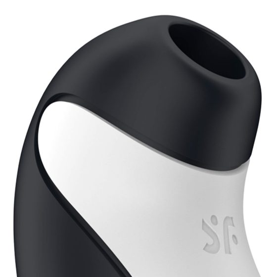Satisfyer Orca - wodoodporny stymulator łechtaczki z falami powietrza (czarno-biały)