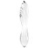 Satisfyer Dazzling Crystal 1 - dwustronne szklane dildo (przezroczyste)