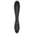 Satisfyer Dazzling Crystal 1 - dwustronne szklane dildo (czarne)