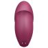 Satisfyer Tap & Climax 1 - 2w1 wibrator i stymulator łechtaczki (czerwony)