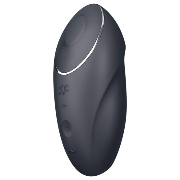 Satisfyer Tap & Climax 1 - 2w1 wibrator łechtaczkowy (czarny)