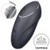 Satisfyer Tap & Climax 1 - 2w1 wibrator łechtaczkowy (czarny)