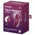 Satisfyer Tap & Climax 2 - 2w1 stymulator i wibrator łechtaczkowy (czerwony)