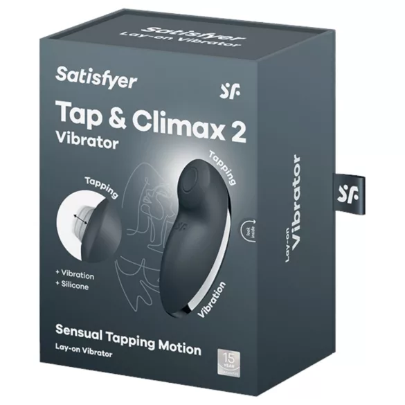 Satisfyer - wibrator do łechtaczki 2w1 - szary