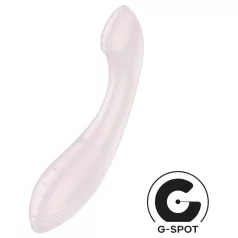   Satisfyer G-Force - wibrator do punktu G - wodoodporny, akumulatorowy - beżowy