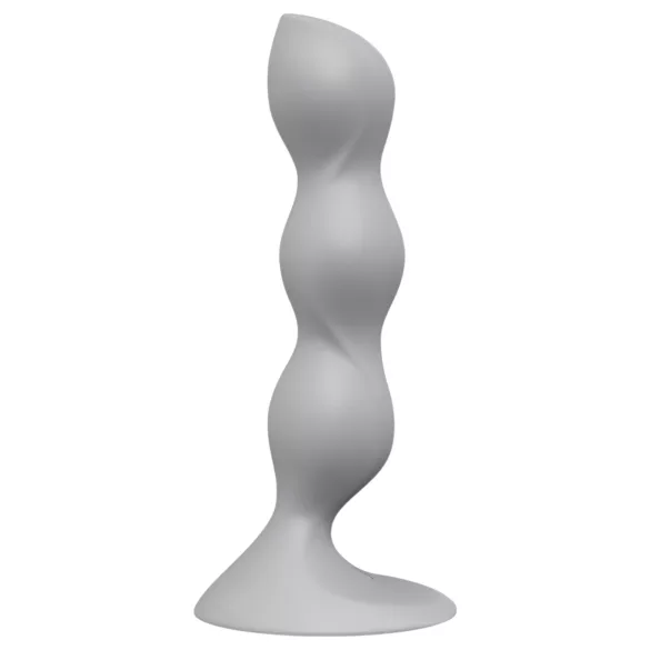 Satisfyer Triple Ball-R - dilda z koralikami - szary