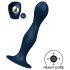 Satisfyer Double Ball-R - dildo waginalne wagowe - silikon - niebieski