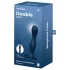 Satisfyer Double Ball-R - dildo waginalne wagowe - silikon - niebieski