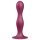 Satisfyer Double Ball-R - przyssawkowy obciążony dildo (czerwony)