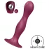 Satisfyer Double Ball-R - dildo z przyssawką - wagowy - czerwony