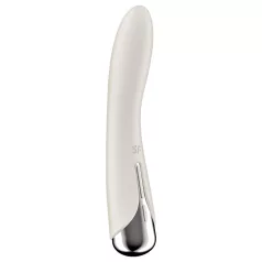   Satisfyer Spinning Vibe 1 - wibrator do punktu G z obrotową główką - beżowy