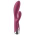 Satisfyer Spinning Rabbit 1 - obrotowy wibrator z uchwytem łechtaczkowym (czerwony)