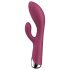 Satisfyer Spinning Rabbit 1 - obrotowy wibrator z uchwytem łechtaczkowym (czerwony)