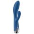Satisfyer Spinning Rabbit 1 - wibrator z obracającym się króliczkiem (niebieski)