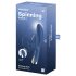 Satisfyer Spinning Rabbit 1 - wibrator z obracającym się króliczkiem (niebieski)