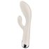 Satisfyer Spinning Rabbit 1 - wirujący wibrator z uszkiem (beżowy)