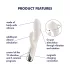 Satisfyer Spinning Rabbit 1 - wibrator z obrotowym ramieniem łechtaczkowym (beżowy)