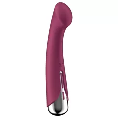   Satisfyer Spinning G-Spot 1 - wibrator do punktu G z obrotową głowicą - czerwony